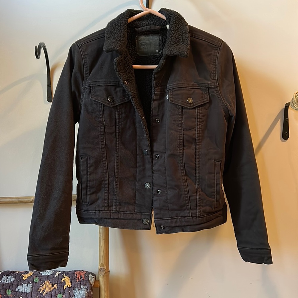 Used Levi’s black jean jacket